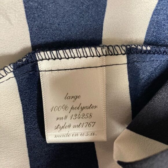 BLUE RAIN, Women’s Nautical Striped Top, Large, Long Cuffed Sleeves, Large - Picture 7 of 9